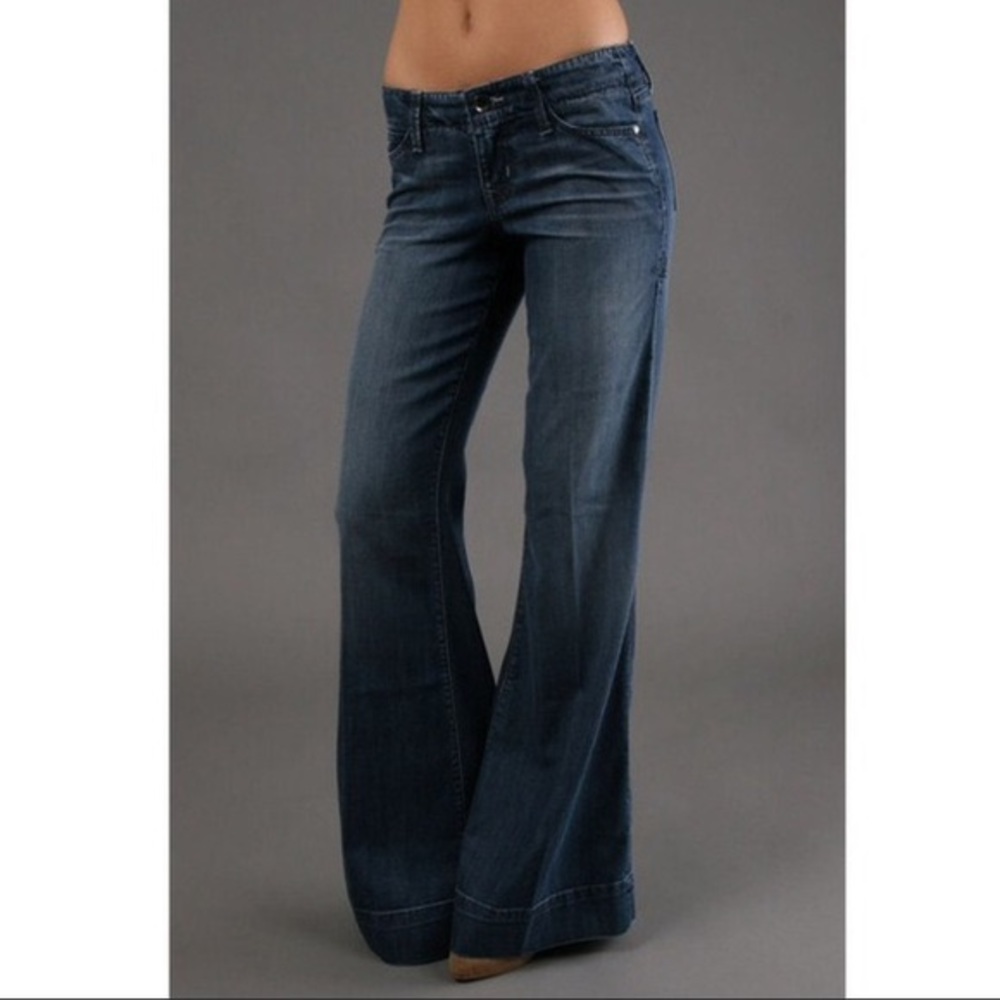 Level 99 denim wide leg pants